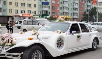 Свадебный лимузин Lincoln Continental № Л4486, белый