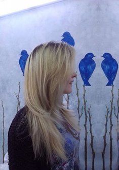 Cвадебная прическа Т19169 с распущенными волосами