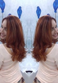 Cвадебная прическа Т19176 с распущенными волосами