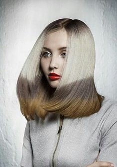 Cвадебная прическа Т19182 с распущенными волосами