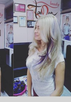 Cвадебная прическа Т19192 с распущенными волосами