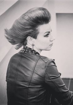 Cвадебная прическа Т19209 с собранными волосами