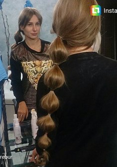 Cвадебная прическа Т19216 с собранными волосами