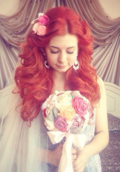 Прическа на свадьбу R16310 - Салон красоты RICH