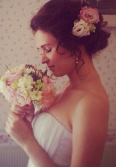 Свадебная прическа R16313 - Салон красоты RICH