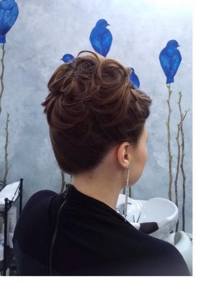 Прическа на свадьбу Т19206 - Студия парикмахерского исскуства Тандем красоты