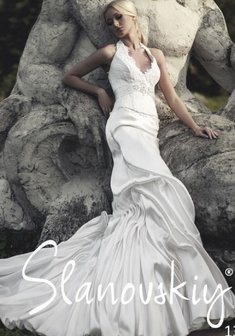 Свадебное платье S41784. Силуэт Русалка (Рыбка), длинное со шлейфом.