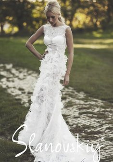 Свадебное платье S41817. Силуэт Русалка (Рыбка), длинное со шлейфом.