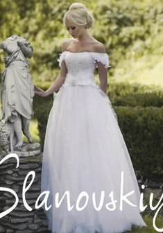 Свадебное платье S41818. С пышной юбкой, длинное без шлейфа.