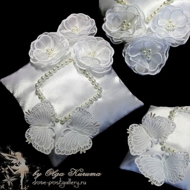 Подушечки для колец С53947 - Аксессуары ручной работы Свадебные мелочи
